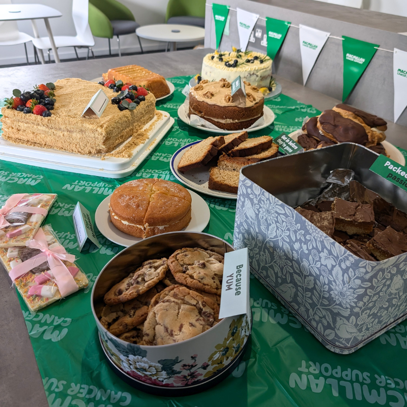 Cordek Hosts Macmillan Bake Sale